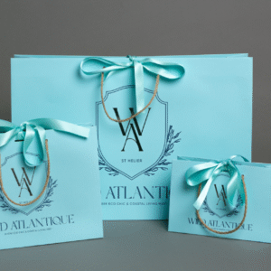 Custom shopping bags-Custom unlaminated paper bags-Custom luxury paper bags