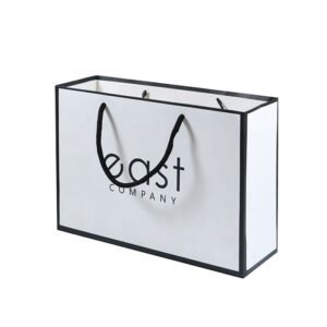 Custom paper bags-Jewelry custom shopping bags-luxury laminated art paper printed paper bags