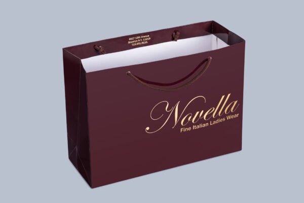 Custom retail paper bags-Custom clothes paper bags