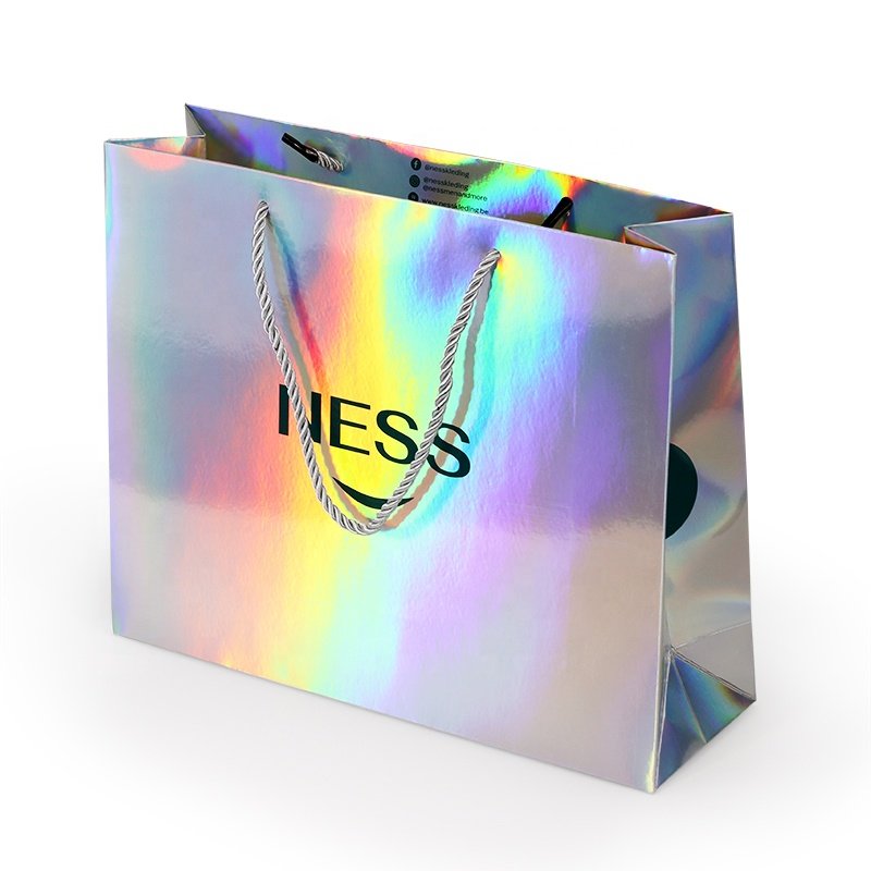 Rainbown paper bags Custom paper bags-Rainbow paper bags-custom Luxury paper bags