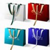 主图_002 Custom shopping bags-Custom gift packaging paper bags with ribbon handles-Custom boutique shopping luxury paper bags