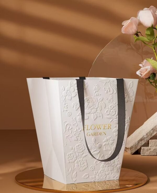 Custom paper bags-Custom flower paper bags