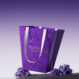 Custom paper bags-Custom flower paper bags