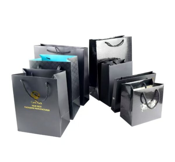 Custom paper bags-Custom shopping bags-custom multi-color print gift paper bags