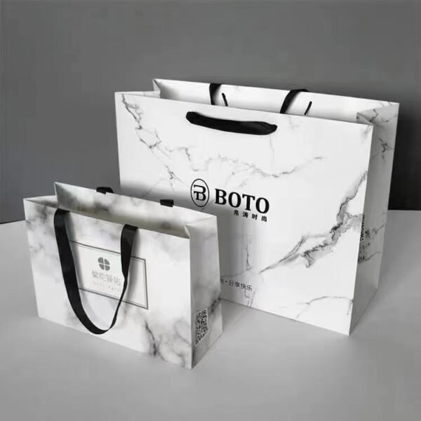 Custom paper bags-Custom shopping bags-custom multi-color print gift paper bags